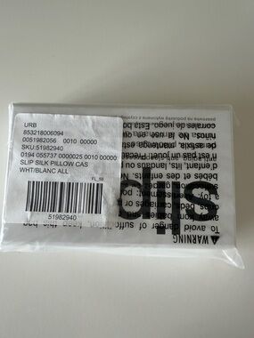 slip Silk Pillowcase - White